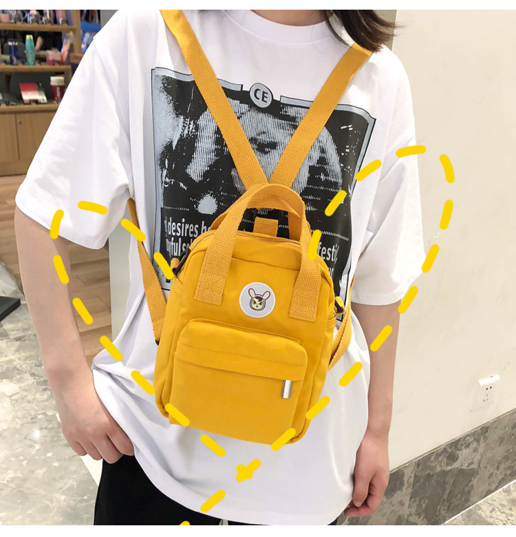 小さい リュックサック シンプル ファッション カバン 可愛い 学生小さいバッグ ショルダー 通学バッグ 旅行ミニバックパックのどの革