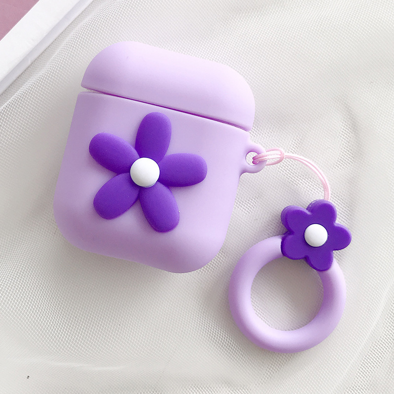 はらはらとした花や紫の花+指輪