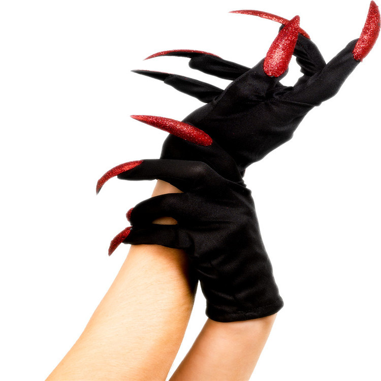 HA9622 Halloween Gloves Black