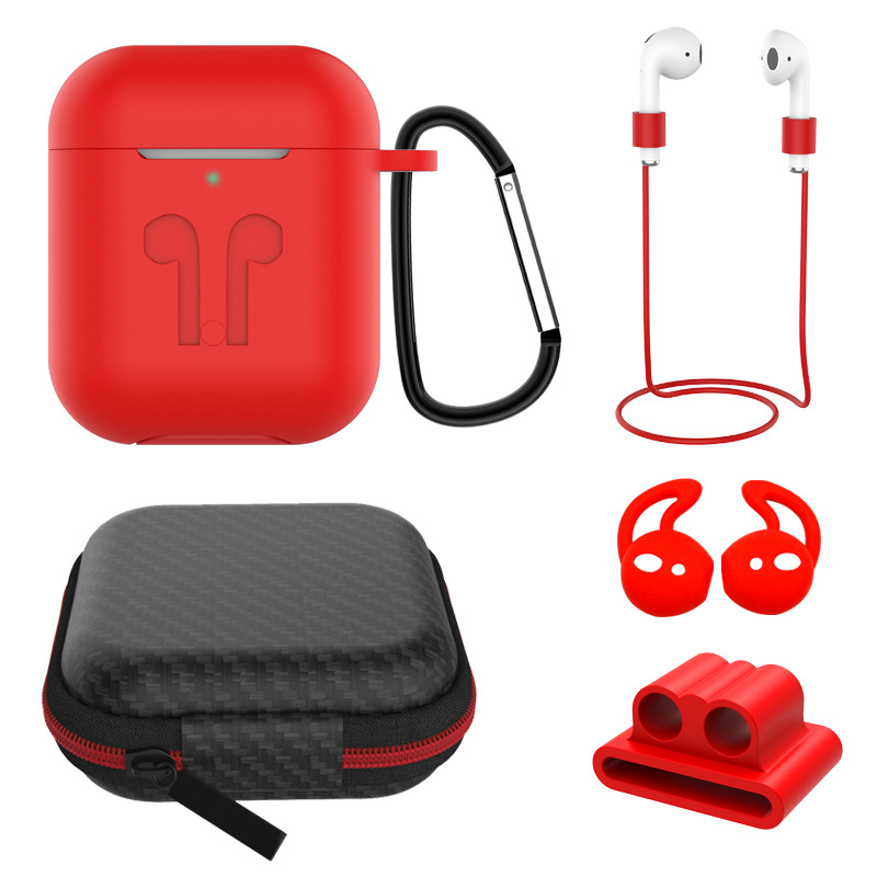 XH-275通用赤（カバー、紐、ベルト掛け、一対のウサギ耳帽）+ボタン+赤いファスナー