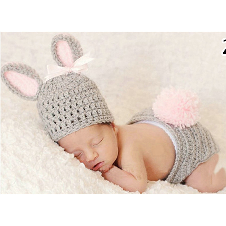 24-(16元，帽子，裤头，1-6个月宝宝，150克，腈纶)