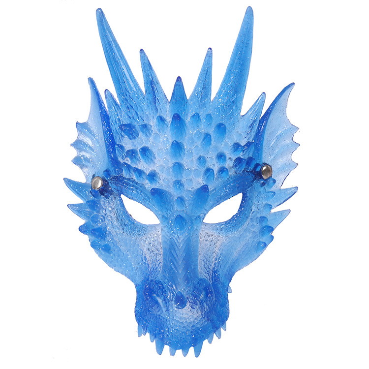 青いシリカゲルのマスク