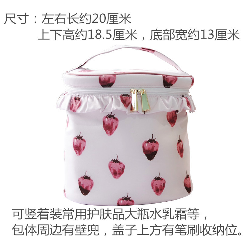 ファンデーションの大きいイチゴの大きい手桶は20 x 18.5 x 13 cm包みます。