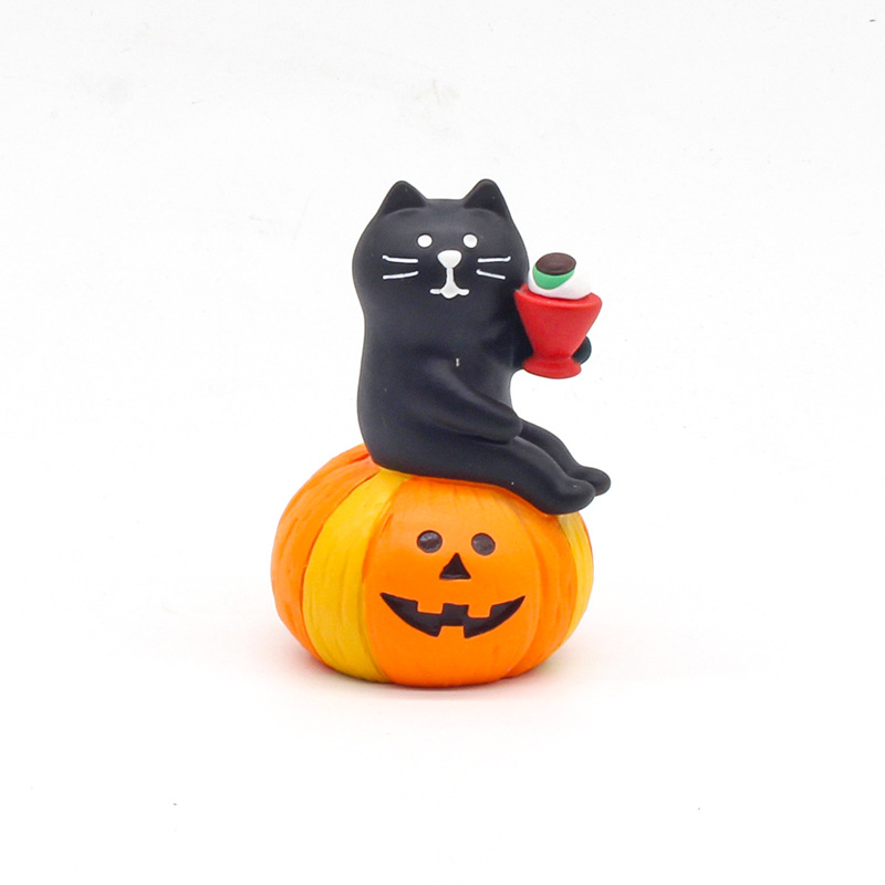 かぼちゃ黒猫