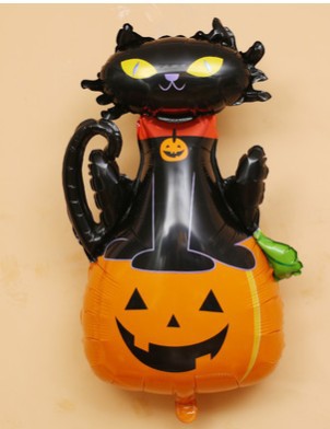 かぼちゃ黒猫