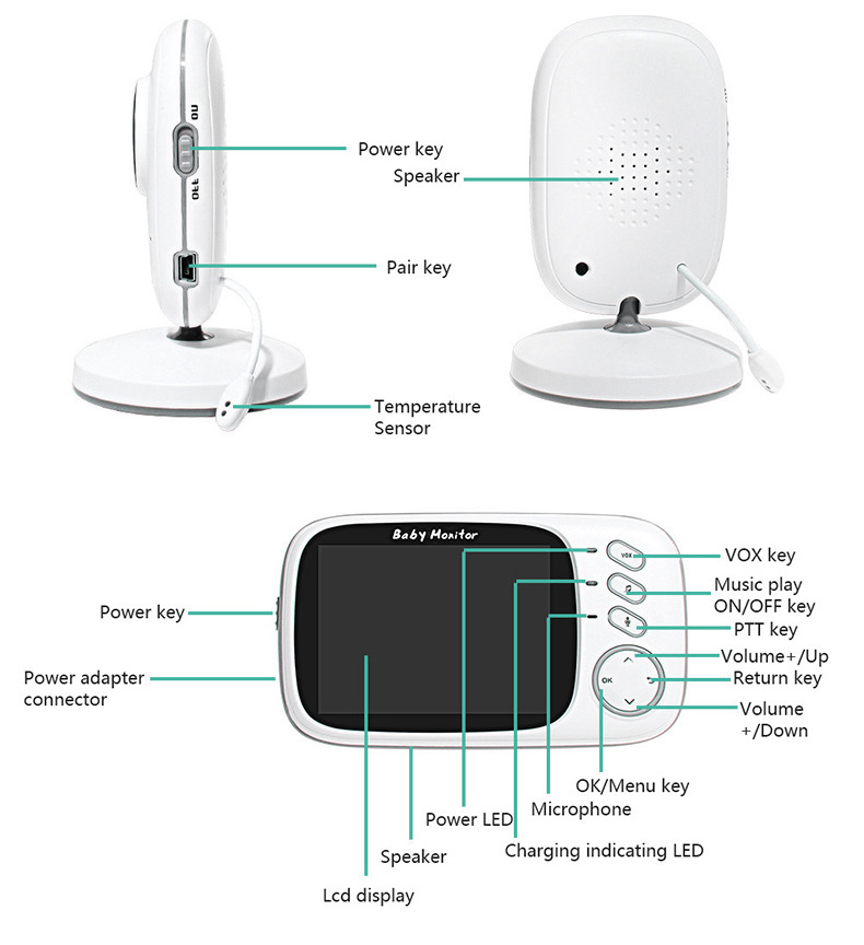 VB603 VB601 baby monitors 无线婴