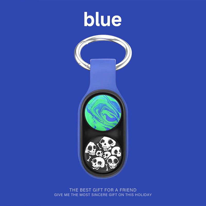 青色磁気吸引ボタン【強磁性タイプ】