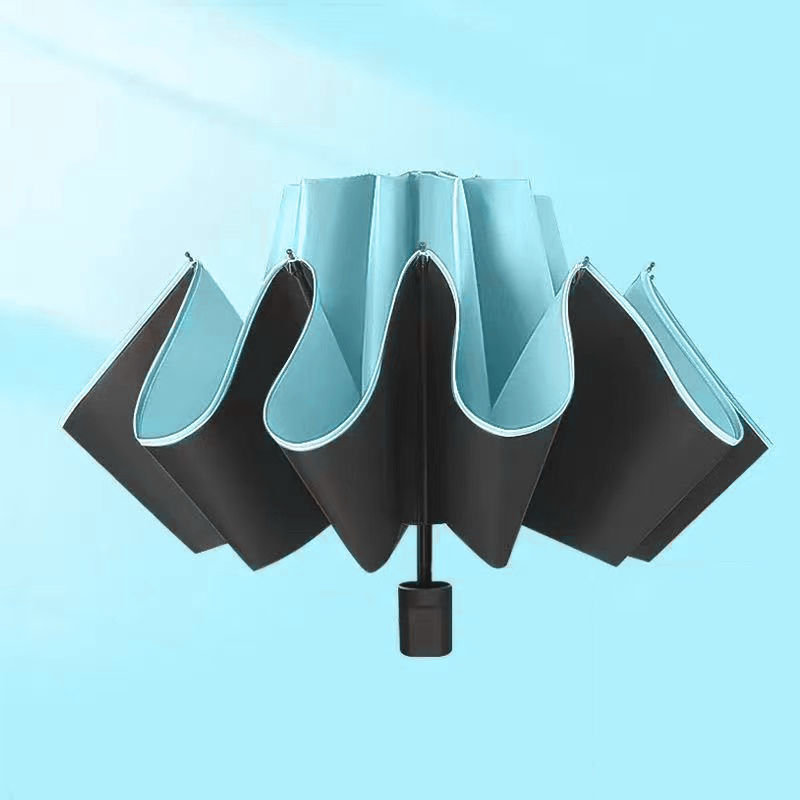 【三つ折り傘】傘カバー-ブルー