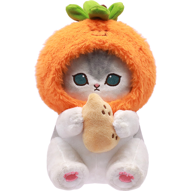 19 cmいい柿ピーナッツ猫