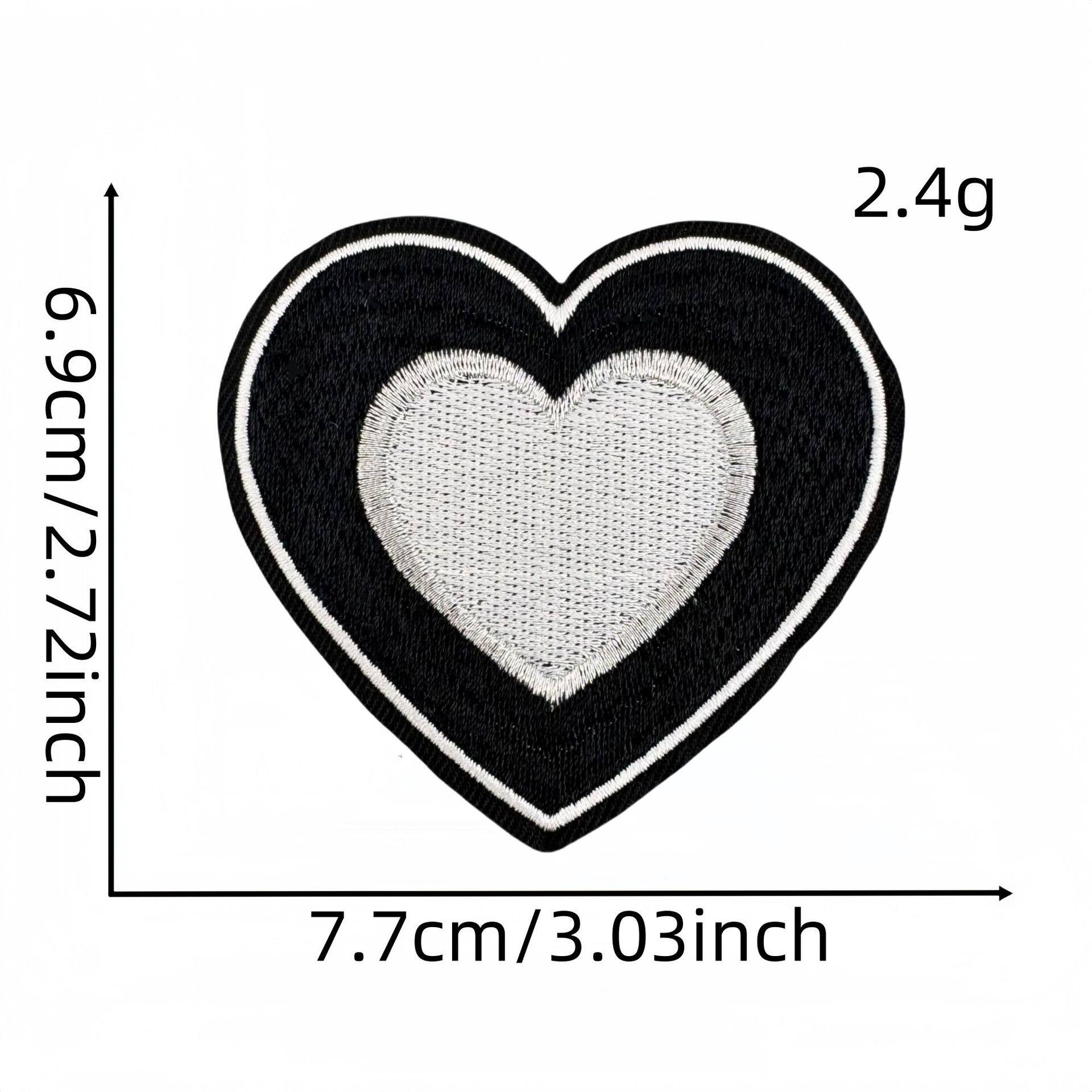 彩色英文字布贴31#