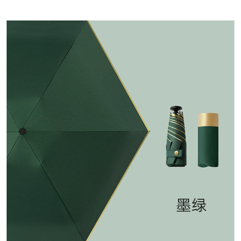 親指の傘-緑