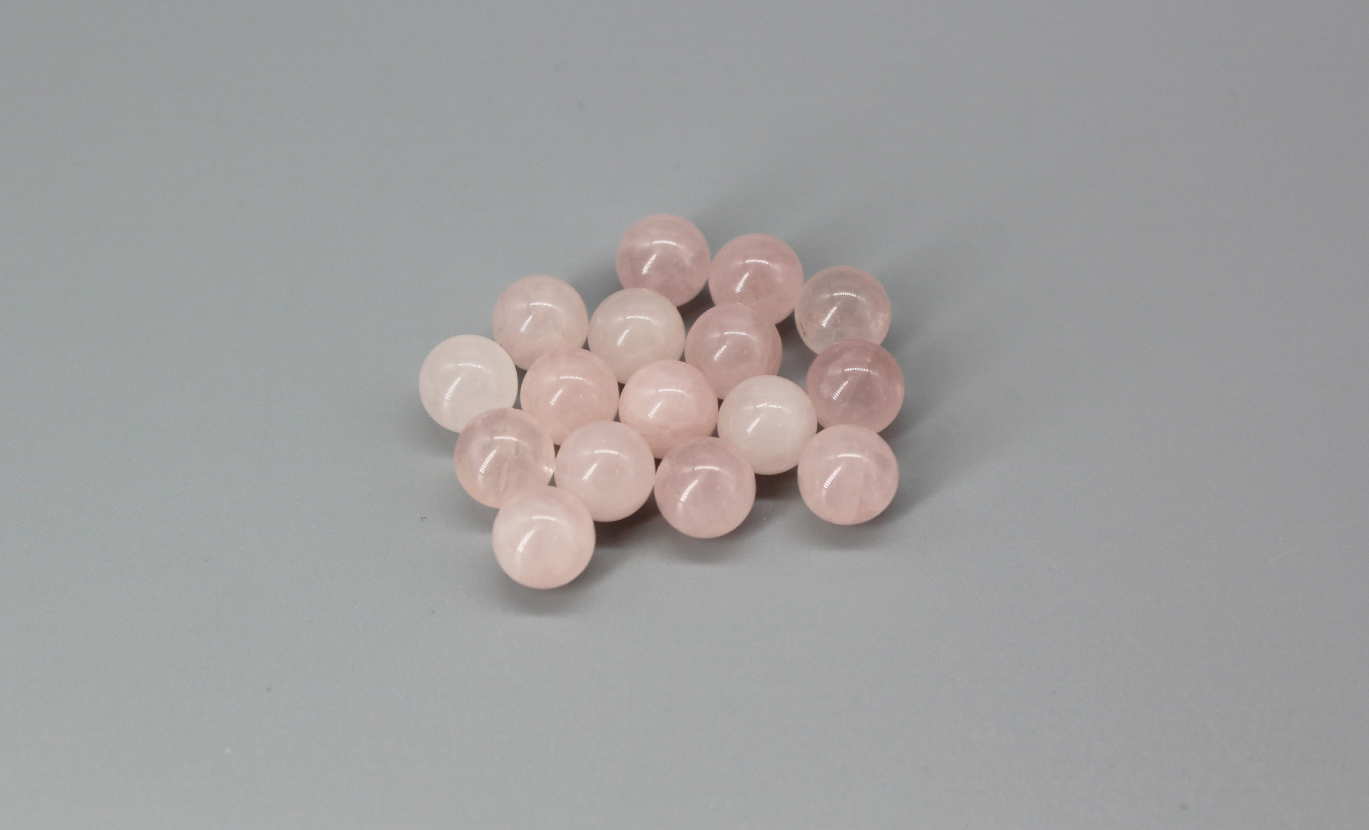 玉石滚珠 石英石粉水晶圆珠精油香水分装瓶滚珠紫水晶珠子