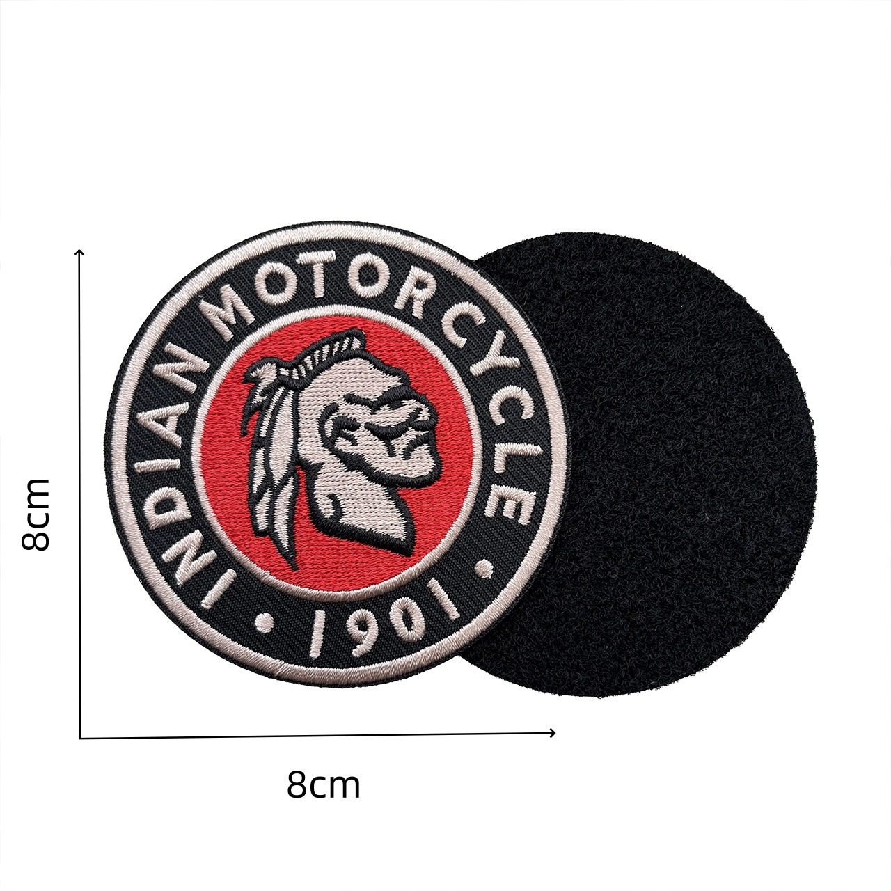 印第安摩托 魔术贴_