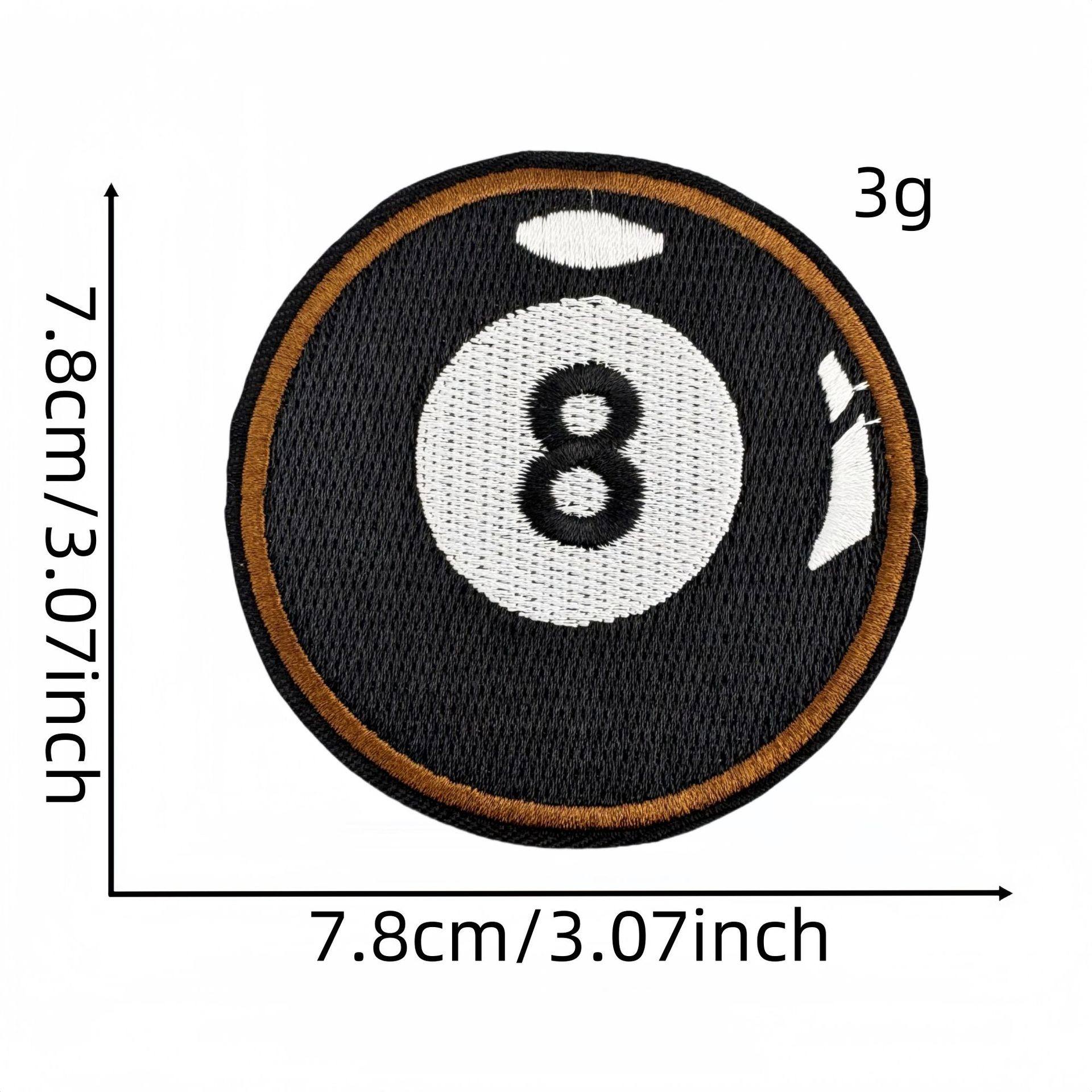 彩色英文字布贴16#