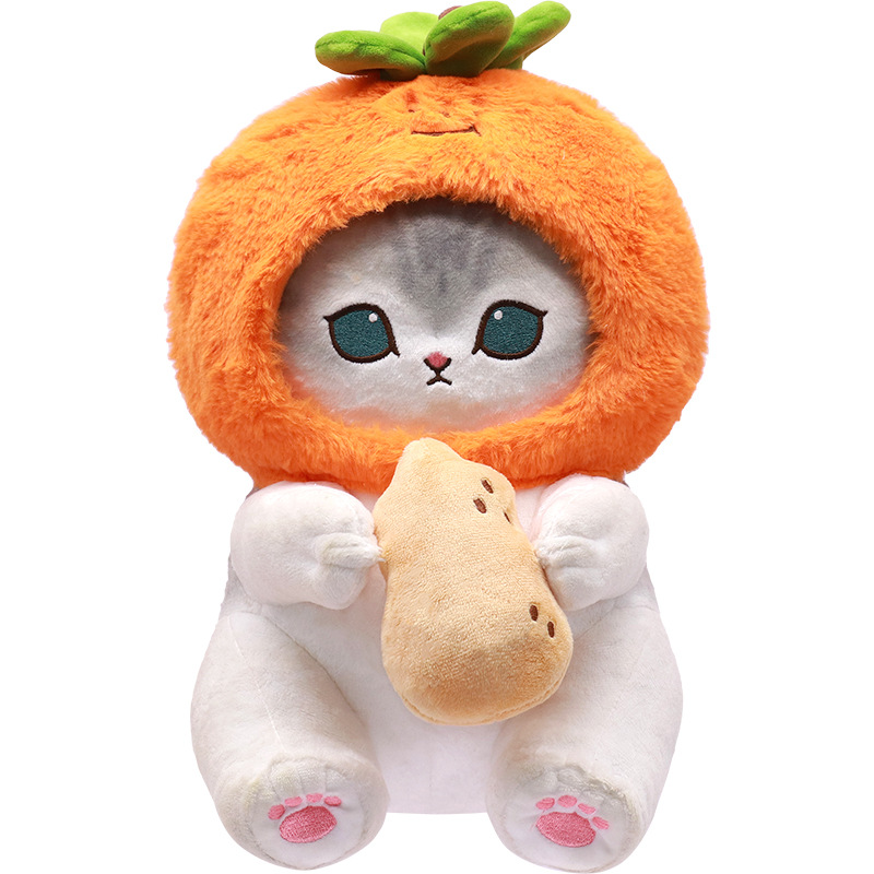 30 cmいい柿ピーナッツ猫