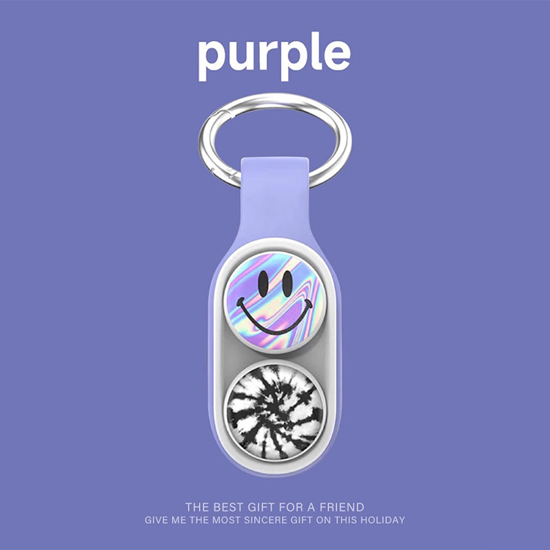 紫色磁気吸引ボタン【強磁性タイプ】