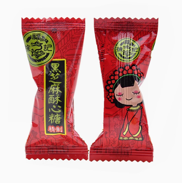 徐福记落花生红色包装黑芝麻