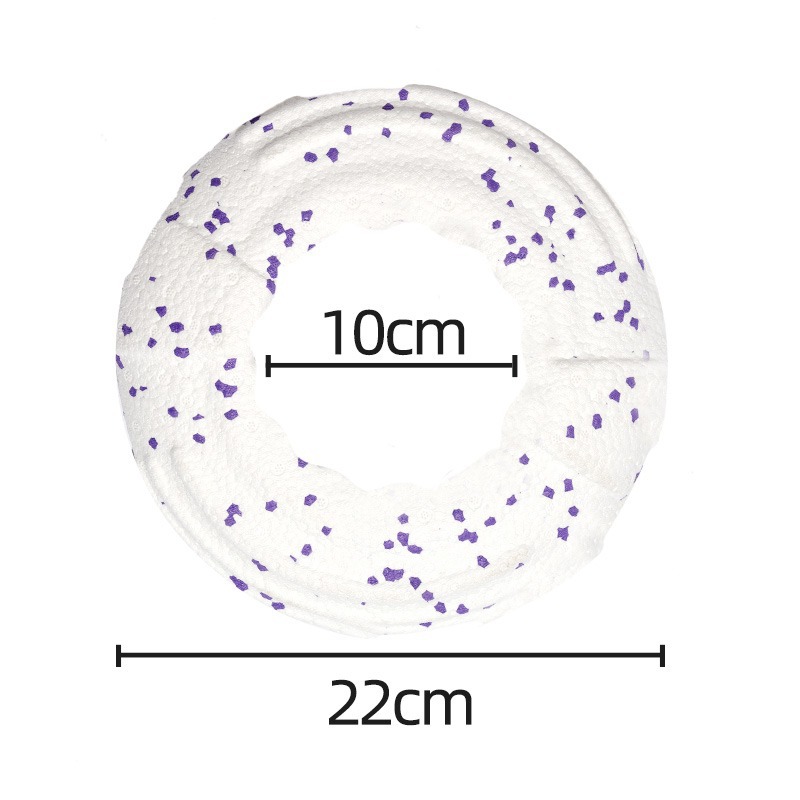 ポップコーンフライ皿-白紫