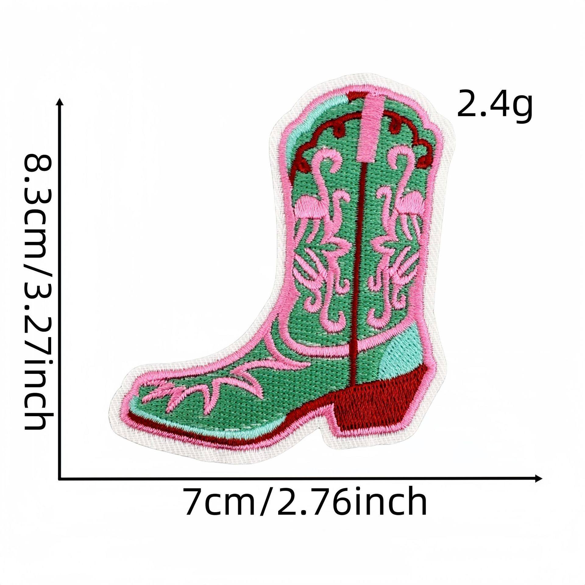 彩色英文字布贴43#