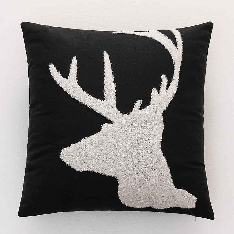 鹿の角の刺繍