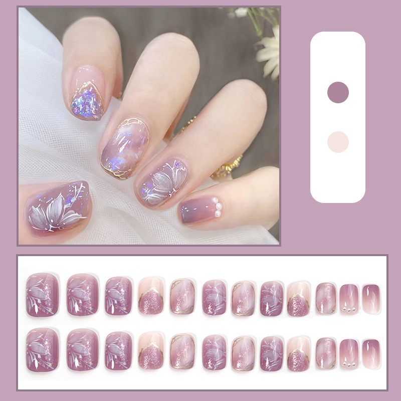 紫色珍珠茶花-5