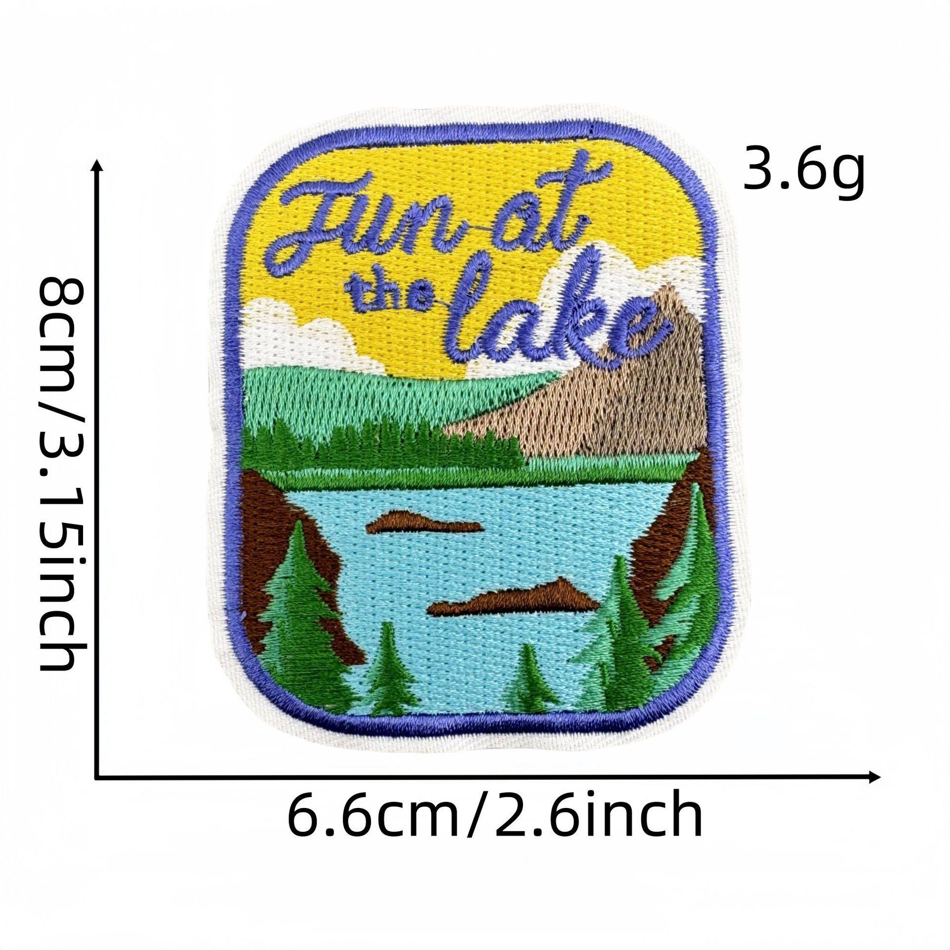 彩色英文字布贴32#