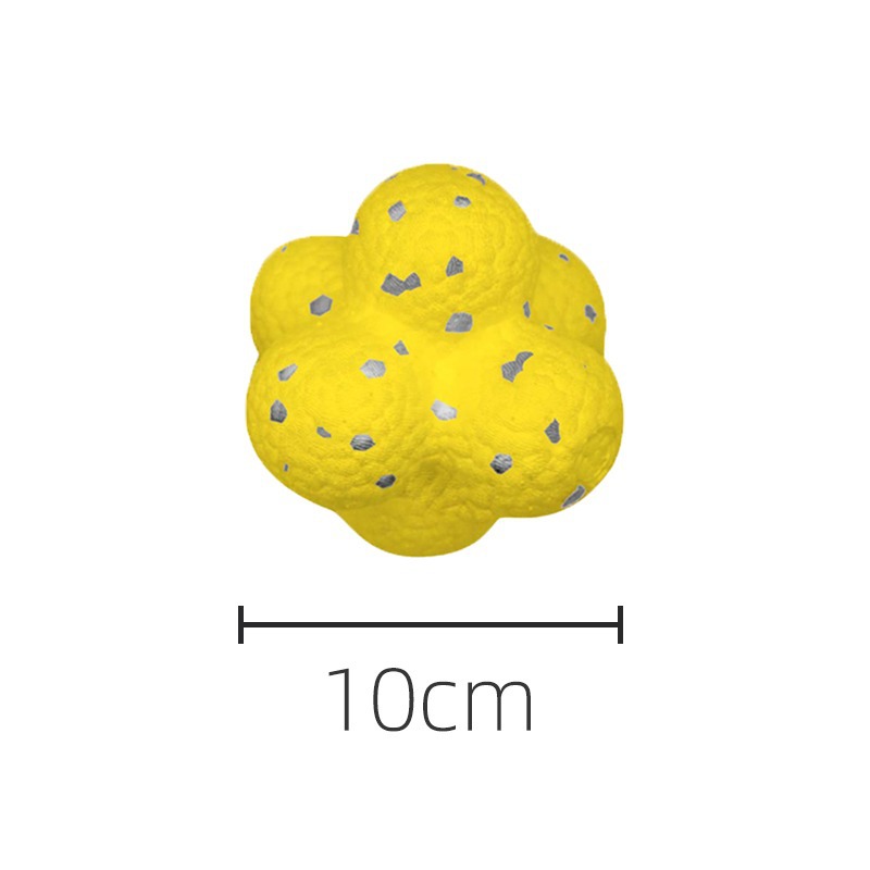 ポップコーン分子球黄灰色