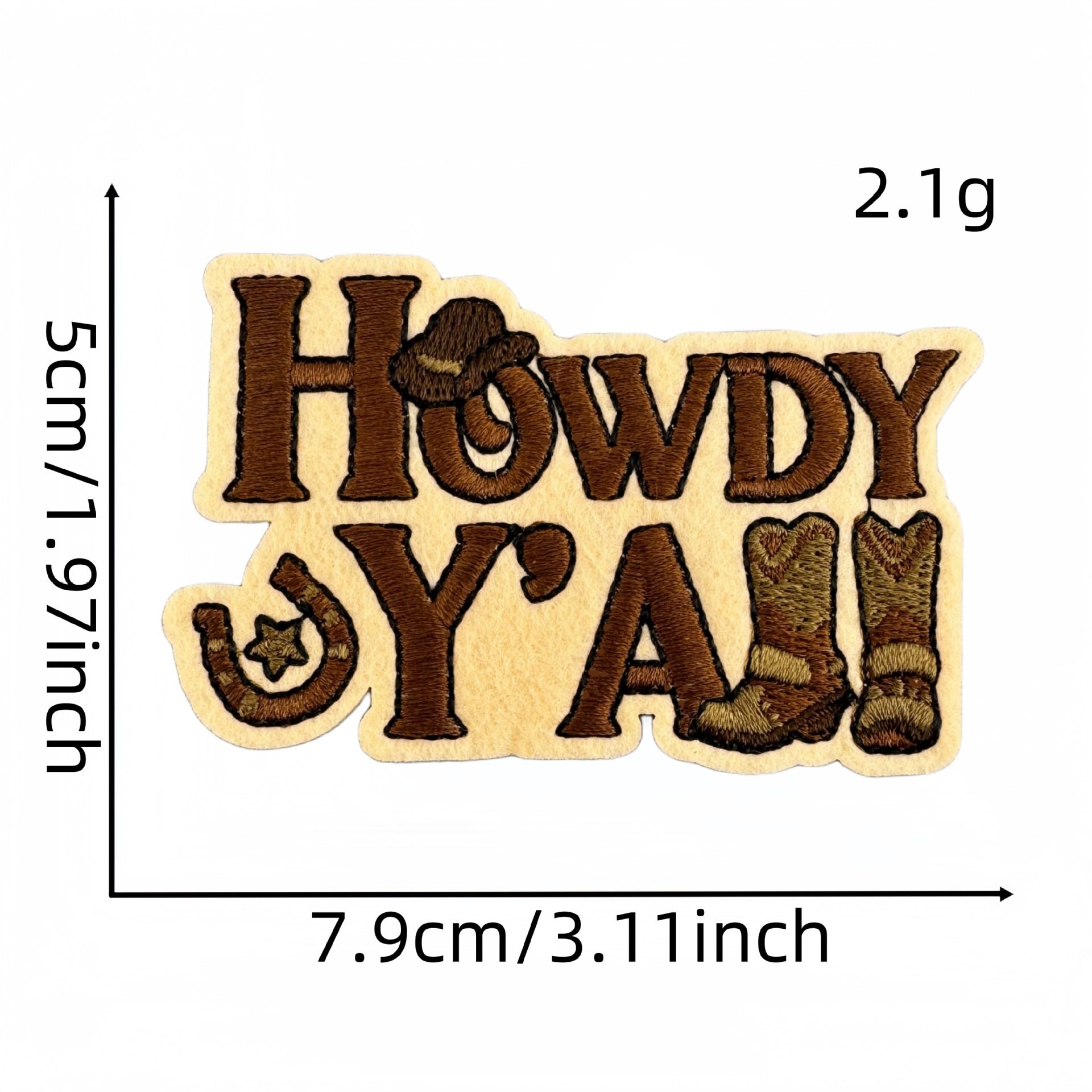 彩色英文字布贴34#