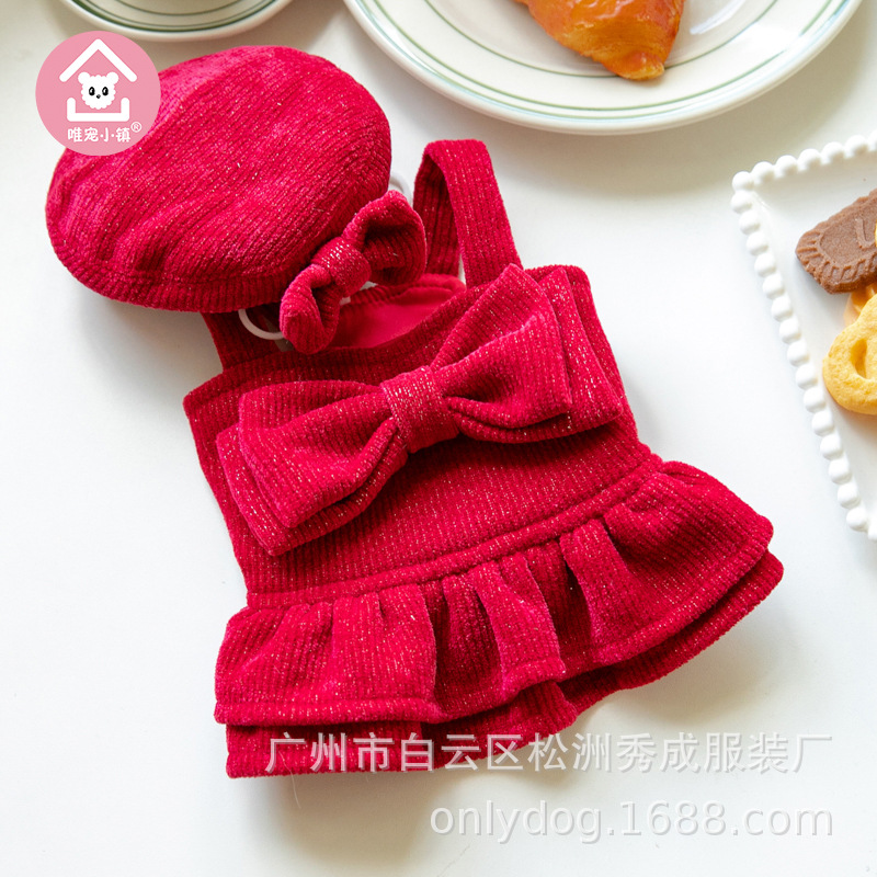 蝴蝶结红裙子套装8.jpg