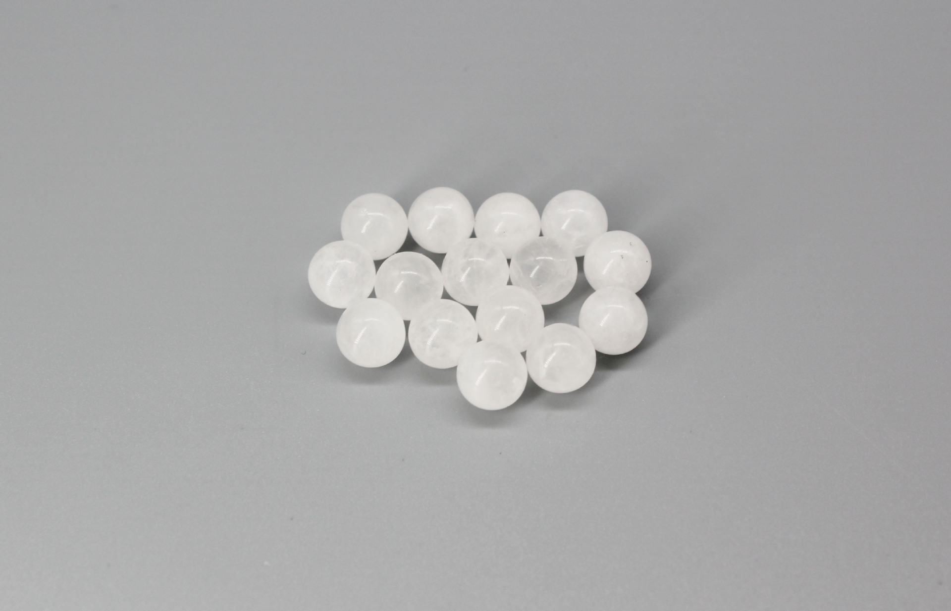 玉石滚珠 石英石粉水晶圆珠精油香水分装瓶滚珠紫水晶珠子