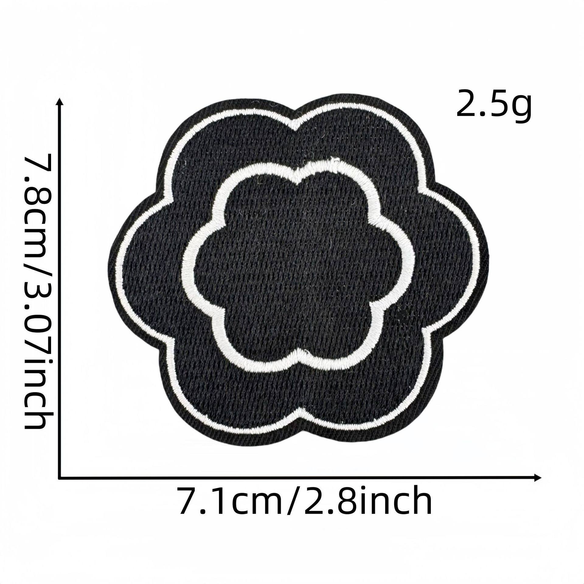 彩色英文字布贴18#