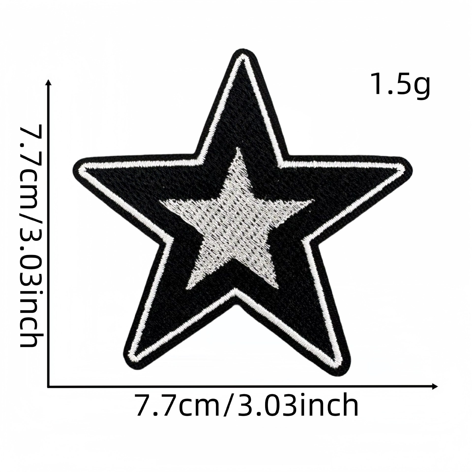 彩色英文字布贴41#