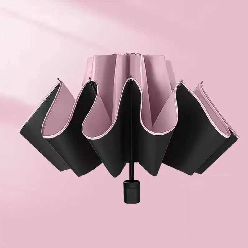 【三つ折り傘】傘カバー-ピンク