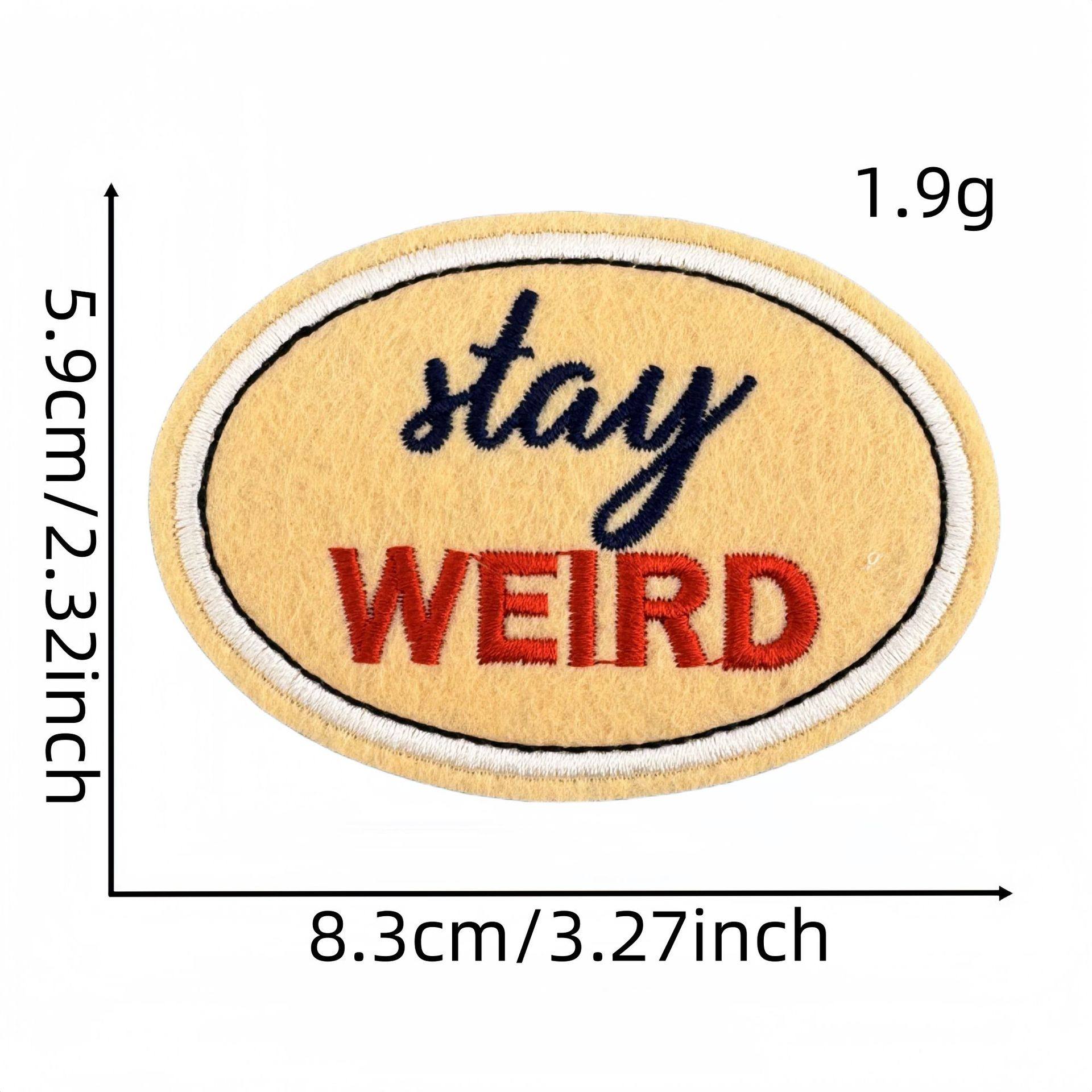 彩色英文字布贴28#