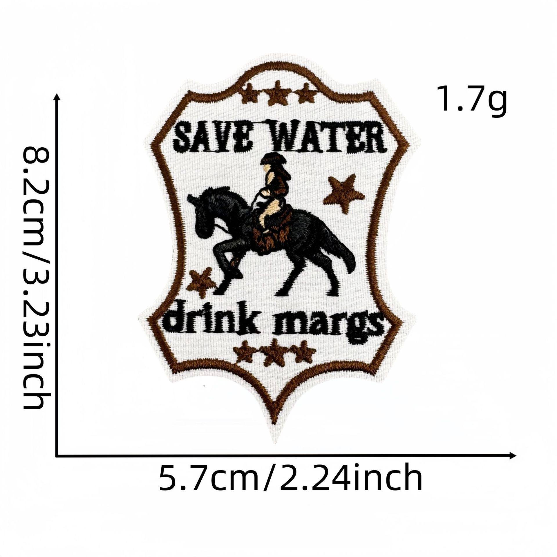 彩色英文字布贴24#